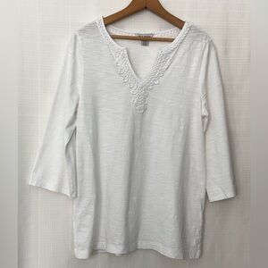Tommy Bahama Monochrome detailed Blouse